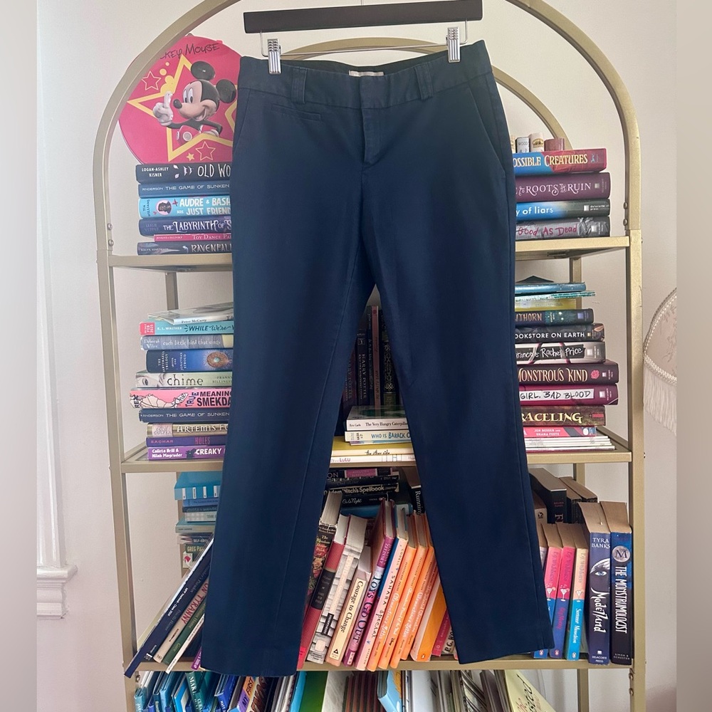 Banana Republic True Navy Martin Fit Cotton Pants 👖💼